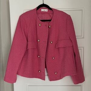 Sold Mango Pink Lady Jacket